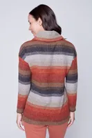 Multi stripe sweater