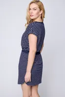 Stripe knit dress