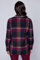 Plaid shirt jacket