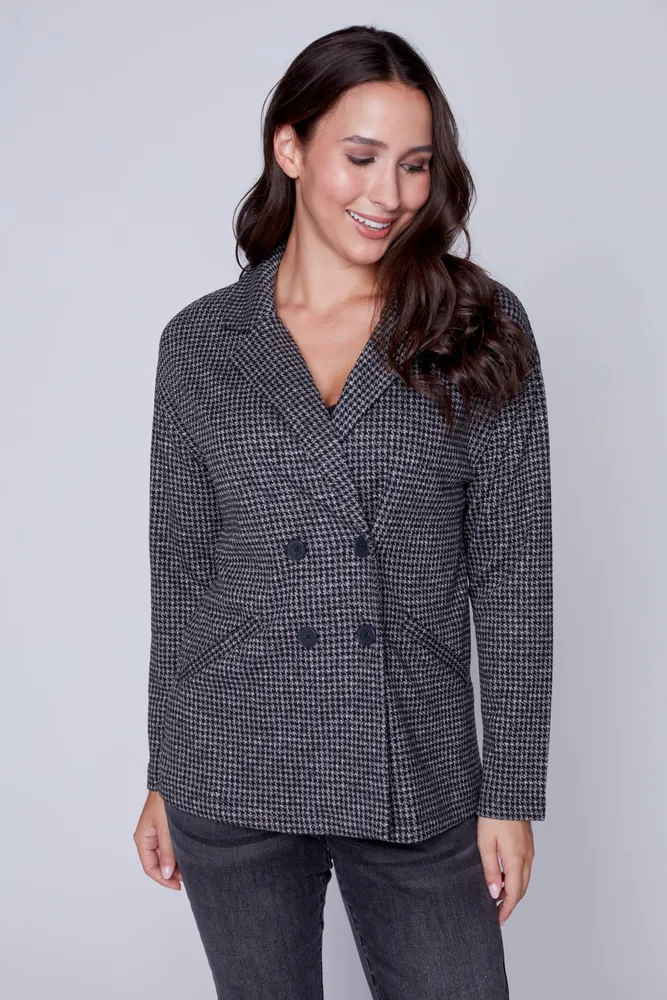 Houndstooth jacket