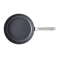 Crate & Barrel EvenCook Ceramic ™ Denim Nonstick 12" Fry Pan with Lid