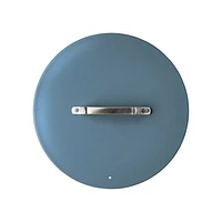 Crate & Barrel EvenCook Ceramic ™ Denim Nonstick 12" Fry Pan with Lid