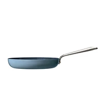 Crate & Barrel EvenCook Ceramic ™ Denim Nonstick 12" Fry Pan with Lid