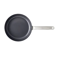 Crate & Barrel EvenCook Ceramic ™ Denim Nonstick 12" Fry Pan with Lid