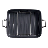 Crate & Barrel EvenCook Core ® Terracotta Ceramic Roasting Pan