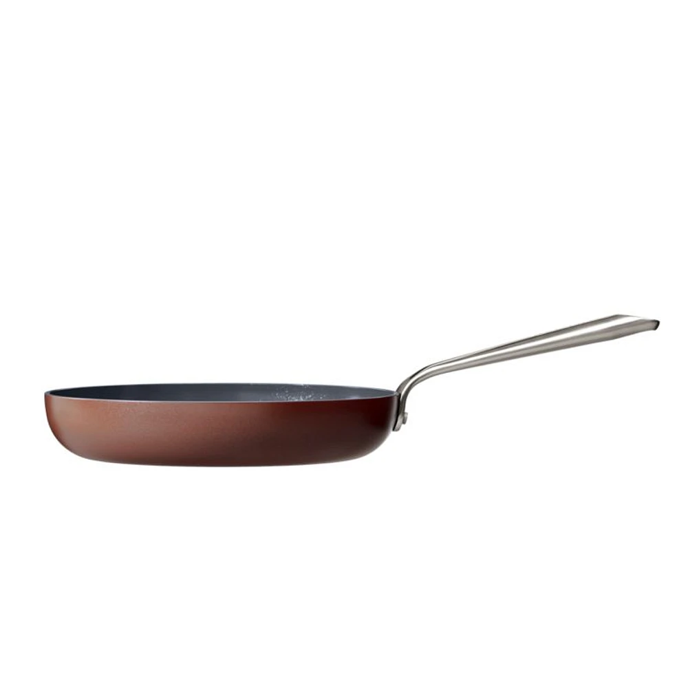 Crate & Barrel EvenCook Ceramic ™ Terracotta Ceramic Nonstick Fry Pans, Set of 2