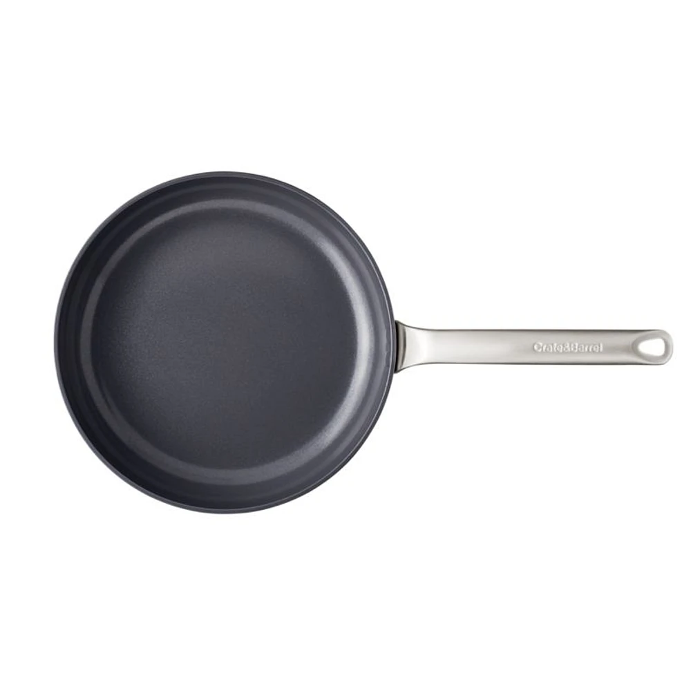 Crate & Barrel EvenCook Ceramic ™ Terracotta Ceramic Nonstick Fry Pans, Set of 2