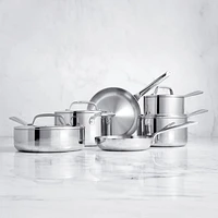 Crate & Barrel EvenCook Core ® 10-Pc. Stainless Steel Cookware Set