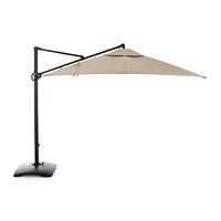 10' Square Cantilever Outdoor Patio Umbrella with Base