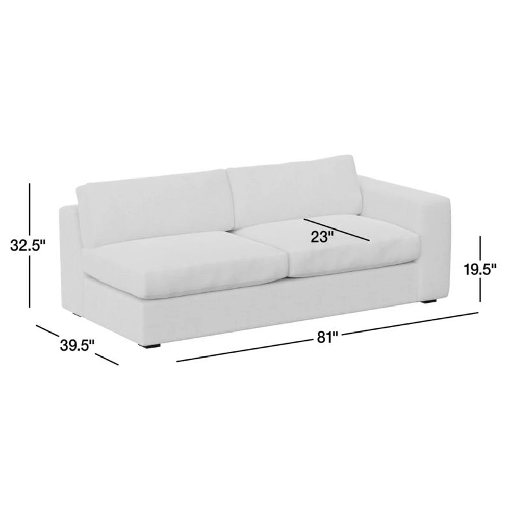 Oceanside Right-Arm Sofa