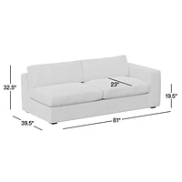 Oceanside Right-Arm Sofa