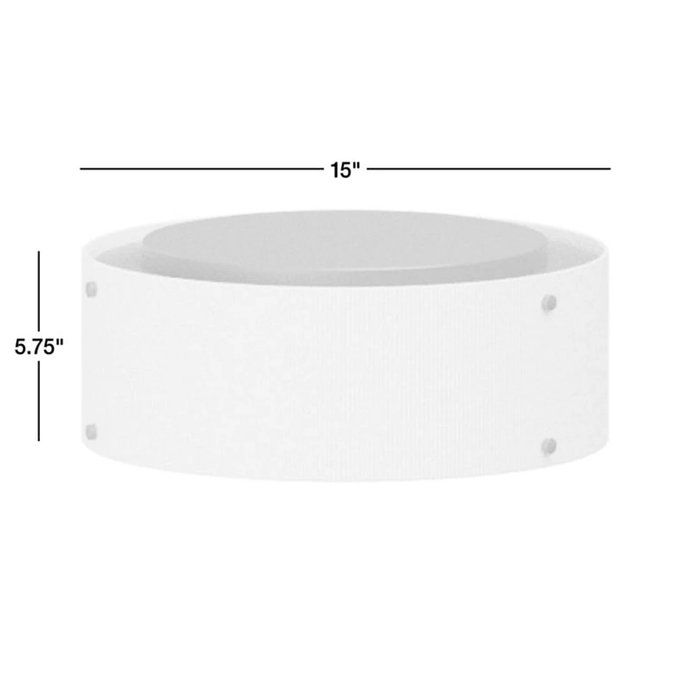 Soleil Fluted Glass Flush-Mount Light