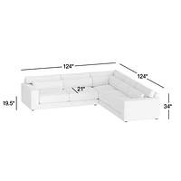 Retreat 3-Piece L-Shaped Sectional Sofa