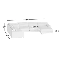 Retreat 4-Piece L-Shaped Sectional Sofa