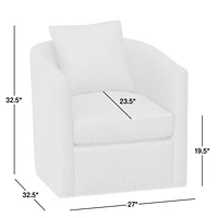 Drew Small Swivel Chair