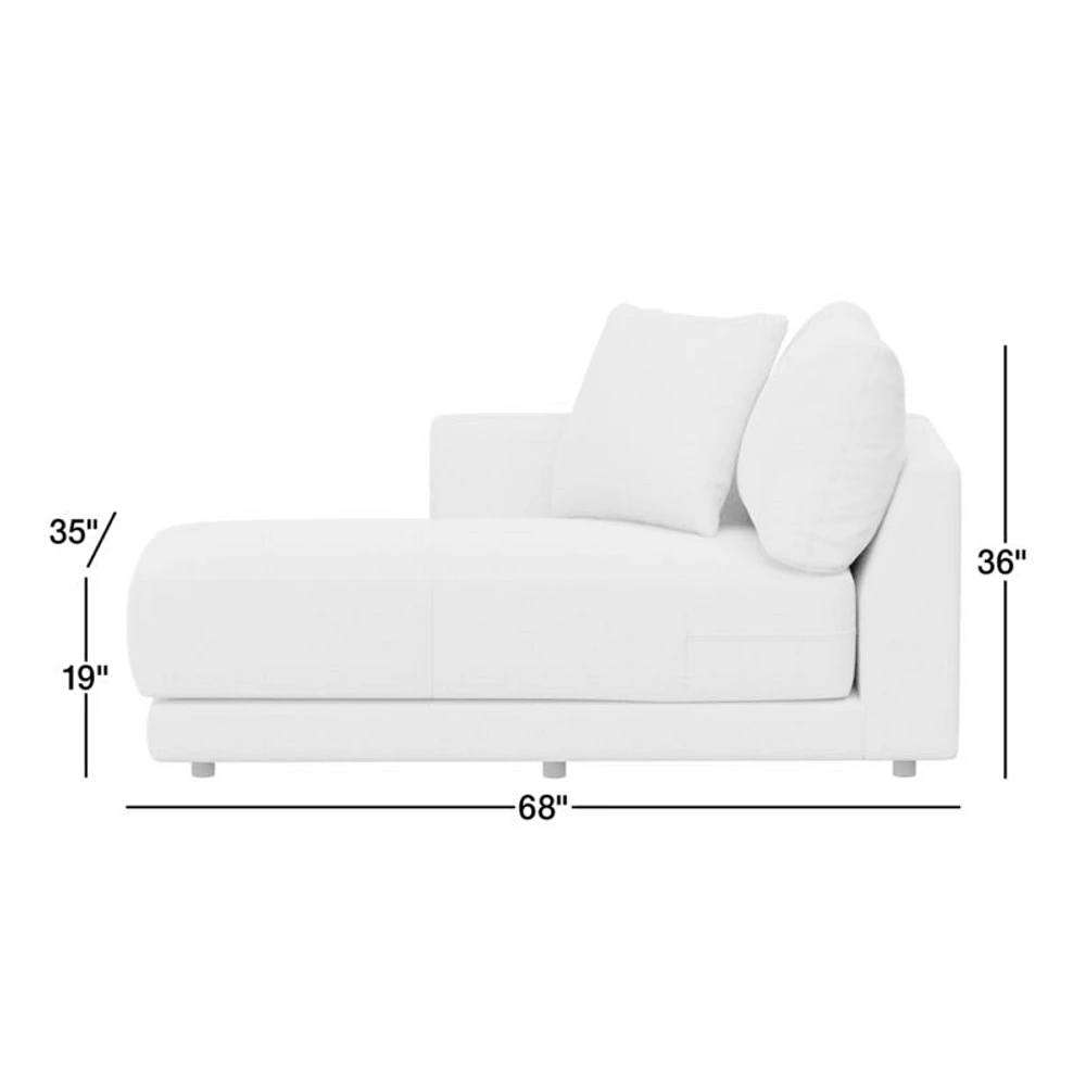Gather Deep Left-Arm Chaise Lounge