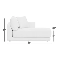 Gather Deep Right-Arm Chaise Lounge