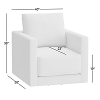 Gather 40" Swivel Chair