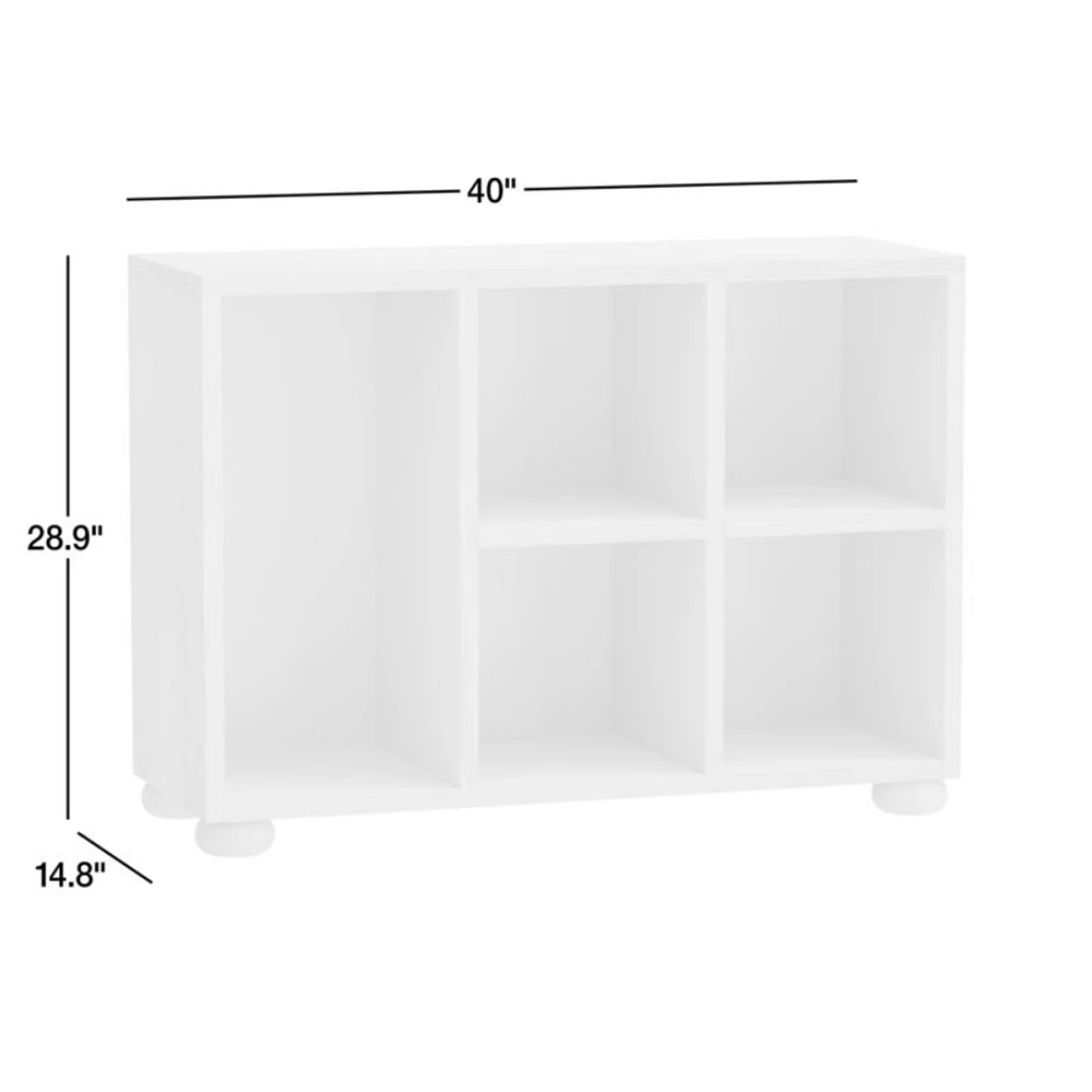 Keepsake Hazlenut Wood Kids Storage Bookcase by Jeremiah Brent