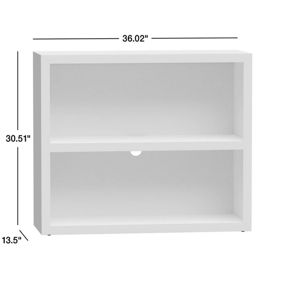 Ever Simple Modular White Wood Kids Bookcase
