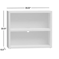 Ever Simple Modular White Wood Kids Bookcase