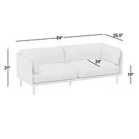 Wells Renew Vegan Leather Sofa