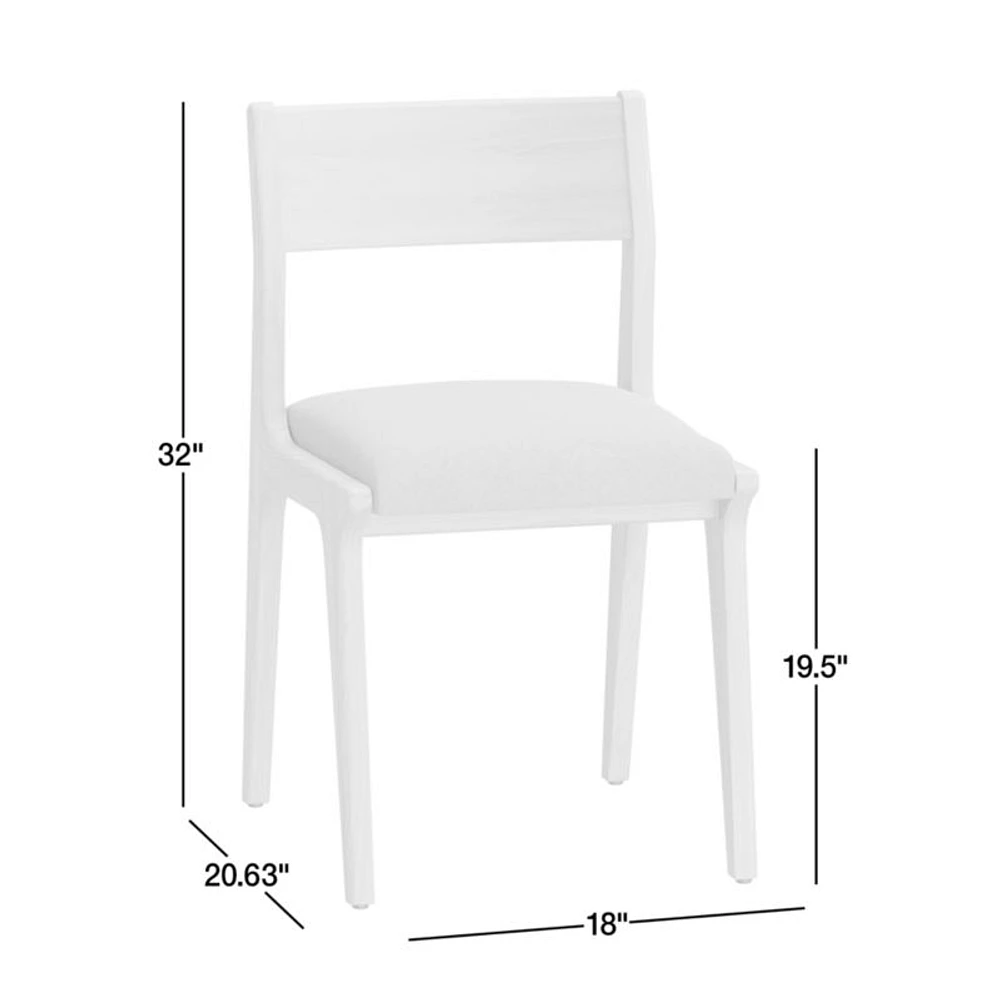 Lakin Teak Wood Dining Side Chair