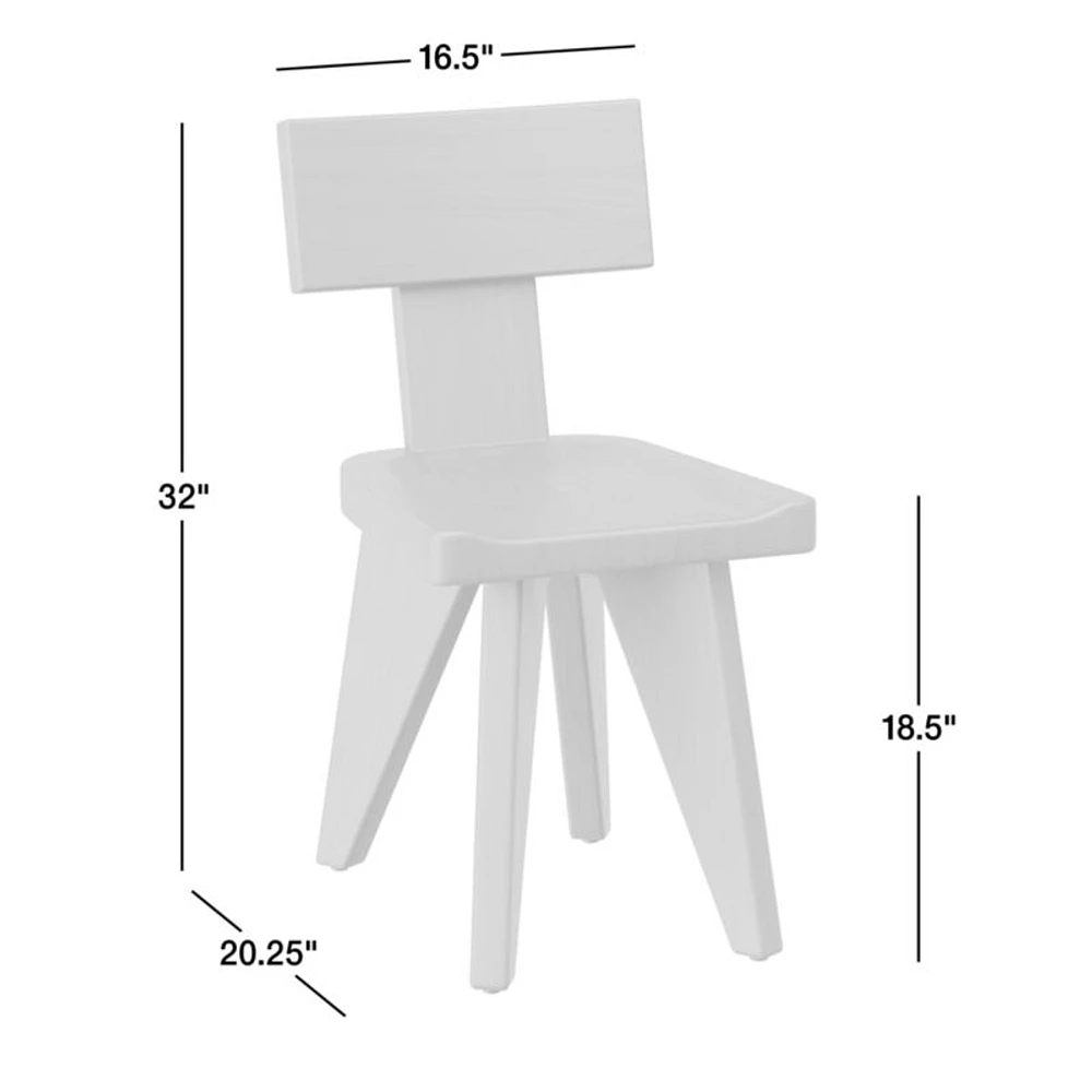 Yukon Black-Brown Wood Dining Side Chair