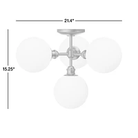 Bouldin Brass Flush Mount Light