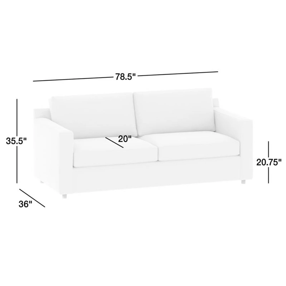 Barrett II 78.5" Track Arm Sofa