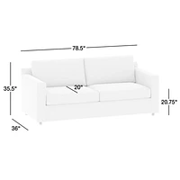 Barrett II 78.5" Track Arm Sofa