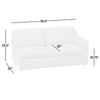 Barrett II Right-Arm Apartment Sofa