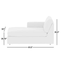 Barrett II Left-Arm Chaise Lounge