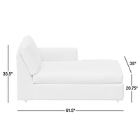 Barrett II Right-Arm Chaise Lounge