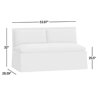 Belmar Grey Dining Banquette Bench