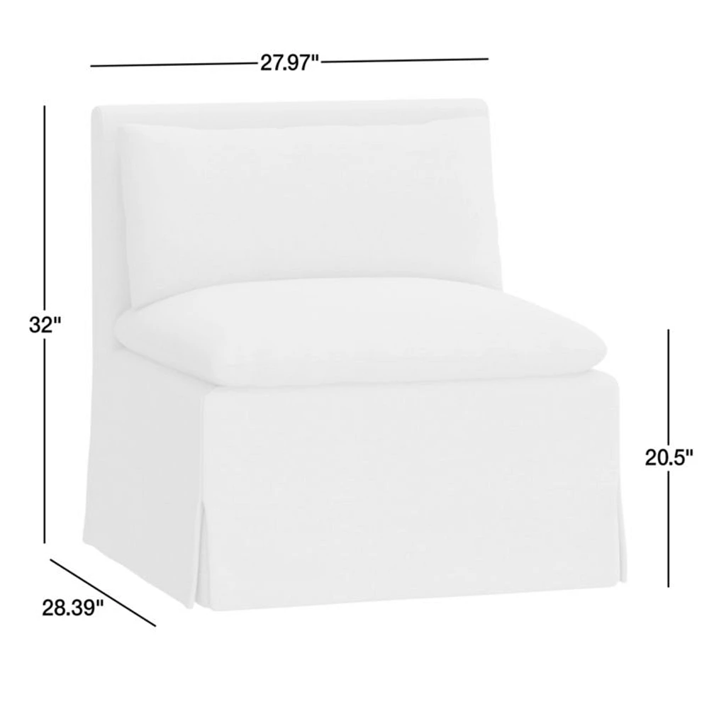Belmar Grey Single Dining Banquette