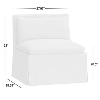 Belmar Grey Single Dining Banquette