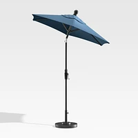 6' Round Sunbrella ® Sapphire High Dining Outdoor Patio Umbrella with Tilt Black Frame