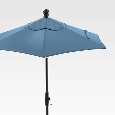 6' Round Sunbrella ® Sapphire High Dining Outdoor Patio Umbrella with Tilt Black Frame