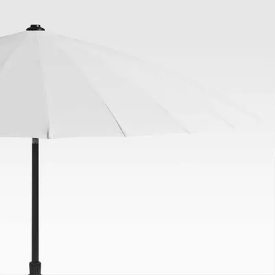 9' Dome White Outdoor Patio Umbrella