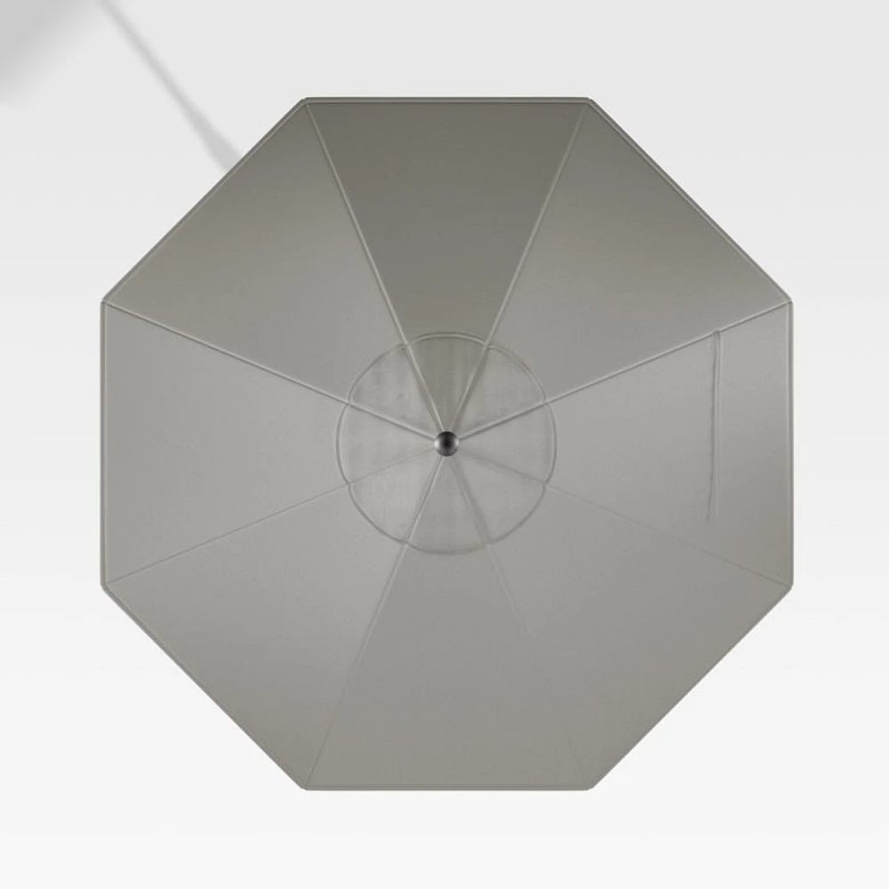 9' Round Sunbrella ® Graphite Outdoor Patio Umbrella Canopy