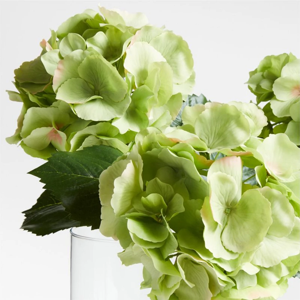 Faux Green Hydrangea Stem 20" by Abigail Ahern
