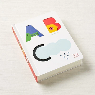 ABC Touch Think Learn Baby Board Book by Xavier Deneux