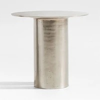 Argent Metal 20" Side Table by Athena Calderone