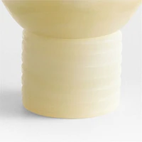 Fleurissant Warm White Onyx Table Lamp by Athena Calderone 9.9"