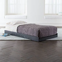 Abridged Charcoal Glaze Rolling Kids Twin Bed