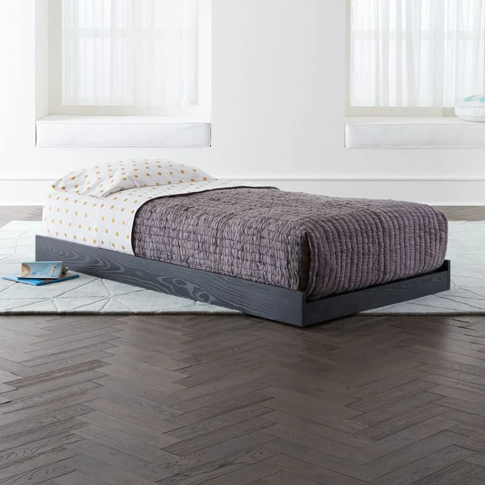 Abridged Charcoal Glaze Rolling Kids Twin Bed