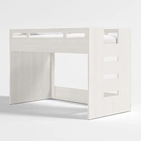 Abridged White Glaze Rolling Kids Full Bed