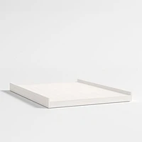 Abridged White Glaze Rolling Kids Full Bed