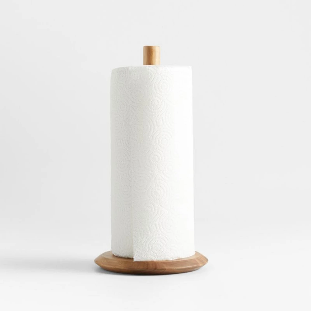Acacia Wooden Paper Towel Holder